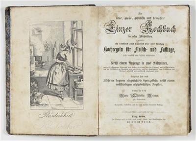 Linzer Kochbuch, Linz 1860 - Arte e antiquariato