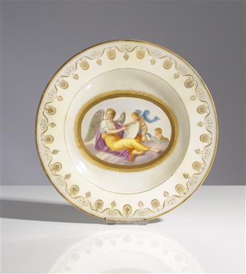 Dekorteller, Kaiserliche Porzellanmanufaktur, Wien, um 1800 - Umění a starožitnosti
