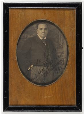 Portraitphotographie des Opernsängers Enrico Caruso (1873-1921) - Arte e antiquariato