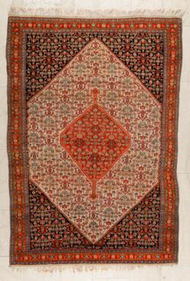 Antiker Senneh Teppich, ca. 200 x 137 cm, Nordwestpersien, Kurdistan, um 1900 - Umění a starožitnosti