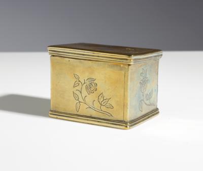 Außergewöhnliche Deckeldose "Toilette", 18. Jahrhundert - Umění a starožitnosti