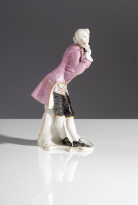 Octavio, aus der Commedia dell'Arte, Entwurf Franz Anton Bustelli (1723-1763) um 1759/60, Porzellanmanufaktur Nymphenburg, 20. Jahrhundert - Arte e antiquariato