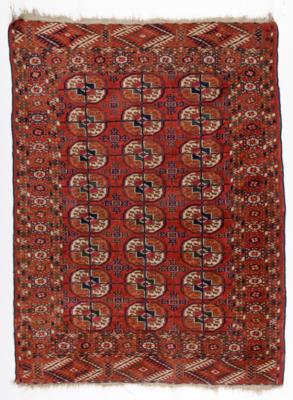 Antiker Tekke Teppich, ca. 138 x 103 cm, Turkmenistan, um 1900 - Umění a starožitnosti