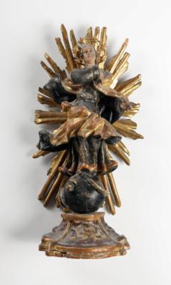 Hl. Maria Immaculata mit Strahlenkranz, Süddeutsch, 18. Jahrhundert - Arte e antiquariato