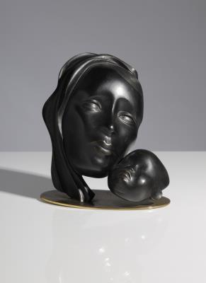 Mutter mit Kind, Werkstätten Hagenauer, Wien - Kunst & Antiquitäten
