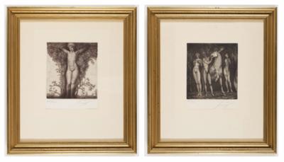 Ernst Fuchs *, 2 Bilder: - Paintings