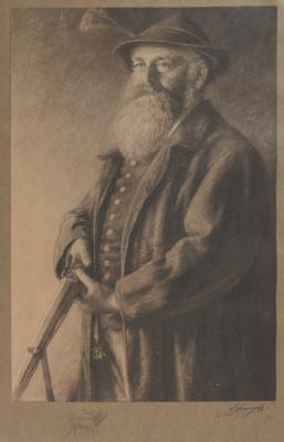 Der Prinzregent Luitpold von Bayern (1821-1912) bei der Jagd - Kunst & Antiquitäten