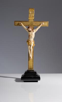 Tischstandkruzifix, um 1900 - Arte e antiquariato