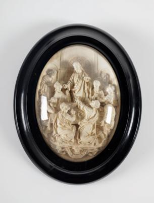 Meerschaumrelief "Das letzte Abendmahl", 19. Jahrhundert - Arte, antiquariato e gioielli