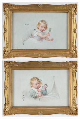 Wohl italienischer Maler des 19. Jahrhunderts, 2 Bilder: - Paintings