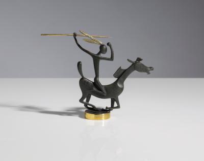 Native American zu Pferd, Werkstätte Hagenauer, Wien, um 1950 - Art, antiques, furniture and technology