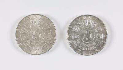 32 Stk. 25 Schillingmünzen - Arte, antiquariato e gioielli