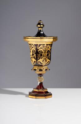 Deckelpokal, Böhmen um 1840 - Kunst & Antiquitäten