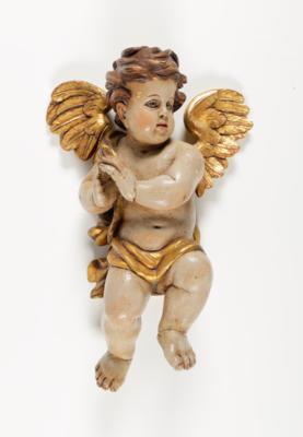 Großer fliegender Engel im Barockstil, 20. Jahrhundert - Arte, antiquariato e gioielli