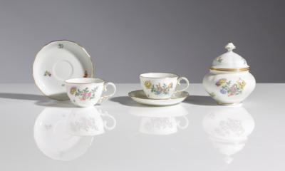 Mokkaserviceteile für 6 Personen, Wiener Porzellanmanufaktur Augarten, 2. Hälfte 20. Jahrhunderts - Kunst & Antiquitäten