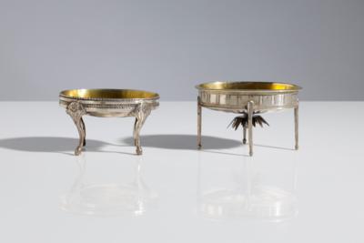 Zwei Biedermeier Gewürzschalen, Anfang 19. Jahrhundert - Arte, antiquariato e gioielli