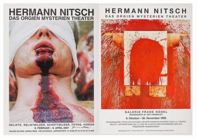 Hermann Nitsch *, 2 Plakate: - Bilder & Zeitgenössische Kunst