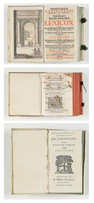 3 Bücher des 16., 17.  &  18. Jahrhunderts: - Umění, starožitnosti, šperky