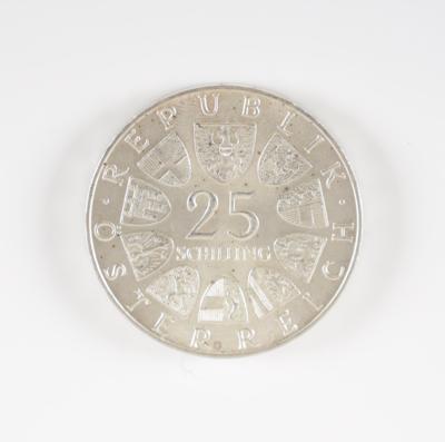 33 Stk. 25 Schillingmünzen - Arte, antiquariato e gioielli
