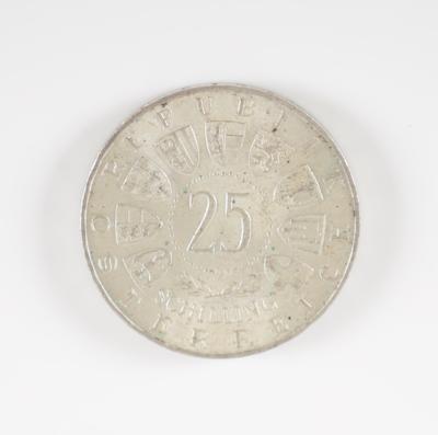 41 Stk 25 Schillingmünzen - Arte, antiquariato e gioielli