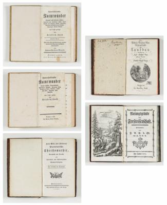 5 Bücher des 18. Jahrhunderts: - Arte, antiquariato e gioielli