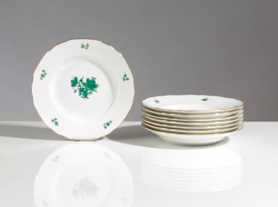 8 Suppenteller, Wiener Porzellanmanufaktur Augarten, 2. Hälfte 20. Jahrhundert - Kunst & Antiquitäten