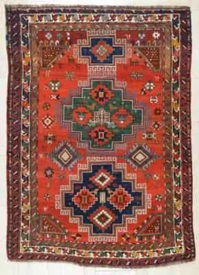 Antiker Karabagh Teppich, ca. 186 x 135 cm, Südkaukasus, Anfang 20. Jahrhundert - Kunst & Antiquitäten