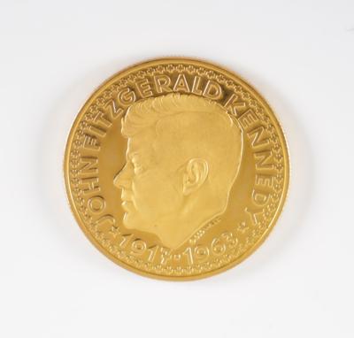 Goldmedaille J. F. Kennedy - Antiques, art and jewellery