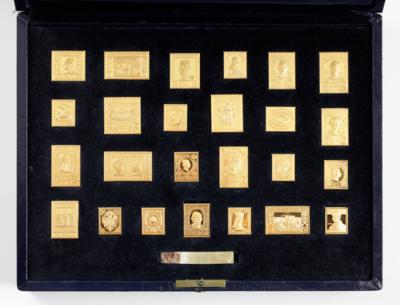 K  &  K Jubiäums-Collection Silber Briefmarkensatz - Arte, antiquariato e gioielli