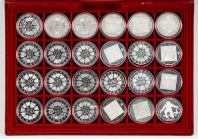 Silbermünzen Sammlung - Umění, starožitnosti, šperky