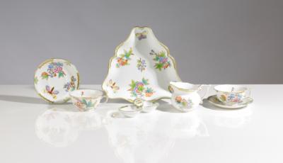 Teeservice für 6 Personen, Porzellanmanufaktur Herend, Ungarn, Ende 20. Jahrhundert - Antiques, art and jewellery