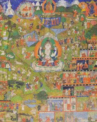 Thangka, Tibet, Anfang 19. Jahrhundert - Kunst & Antiquitäten