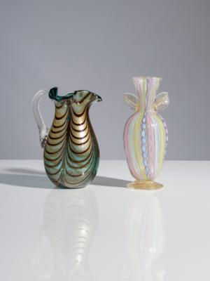 Zwei Vasen, Murano, um 1970 - Antiques, art and jewellery