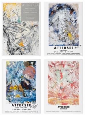 Christian Ludwig Attersee *, 4 Plakate: - Paintings