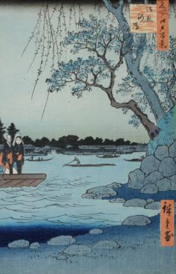 Jehiryusai Hiroshige - New Year's auction