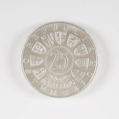 19 Stk. 25 Schillingmünzen - Kunst & Antiquitäten