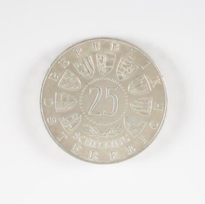 19 Stk. 25 Schillingmünzen - Arte e antiquariato
