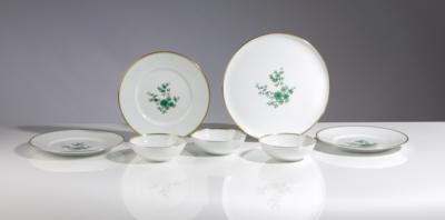 3 Teller, 3 Schüsseln, Platte, Wiener Porzellanmanufaktur Augarten, um 2000 - Art & Antiques