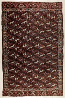 Antiker Yomud Hauptteppich, ca. 307 x 192 cm, Turkmenistan, Anfang 20. Jahrhundert - Kunst & Antiquitäten