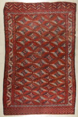 Antiker Yomud Hauptteppich, ca. 320 x 208 cm, Turkmenistan, 2. Hälfte 19. Jahrhundert - Art & Antiques