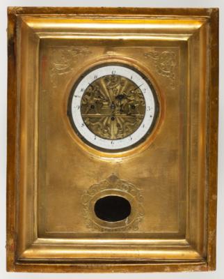 Biedermeier Rahmenuhr mit Automat "Amor als Schmied", Christian Döller, Wien, um 1820 - Umění a starožitnosti