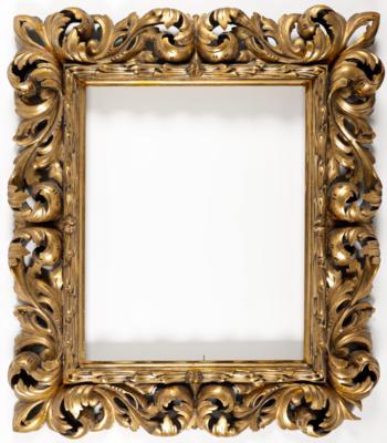 Bilder- oder Spiegelrahmen in Florentiner Art, 19. Jahrhundert - Umění a starožitnosti