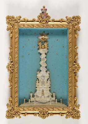 Die Linzer Dreifaltigkeitssäule, um 1850 - Kunst & Antiquitäten