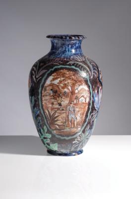 Große Vase, Entwurf Ernst Huber (1895-1960), Schleiss Gmunden, um 1930 - Kunst & Antiquitäten