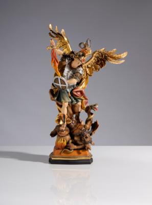 Hl. Erzengel Michael, Südtirol, 20. Jahrhundert - Kunst & Antiquitäten
