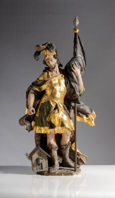 Hl. Florian, Schutzpatron von Oberösterreich, 18. Jahrhundert - Kunst & Antiquitäten