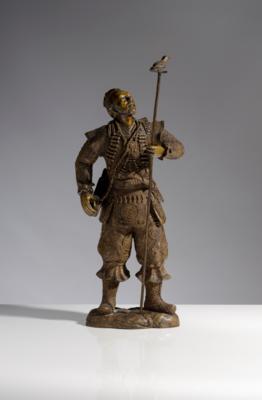 Japanischer Jäger oder Krieger, Anfang 20. Jahrhundert - Umění a starožitnosti