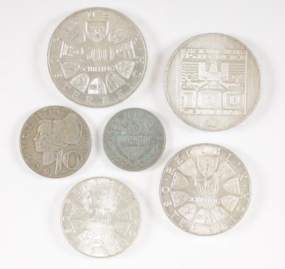 Konvolut Silbermünzen - Kunst & Antiquitäten