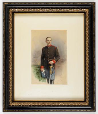 Oberleutnant der Reitenden Artilleriedivision, k. u. k. Hof Atelier Carl Pietzner, um 1894 - Art & Antiques