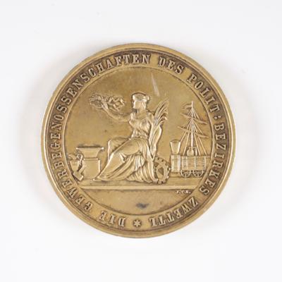 Silbermedaille um 1900 - Umění a starožitnosti